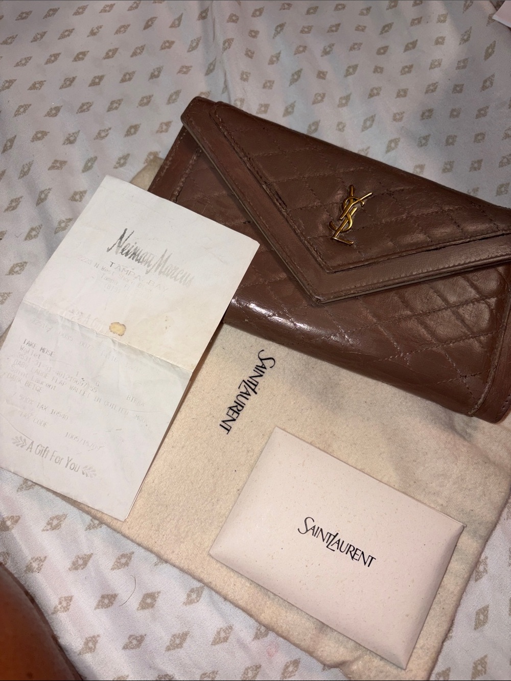 Saint Laurent Gaby Monogram Wallet LARGE